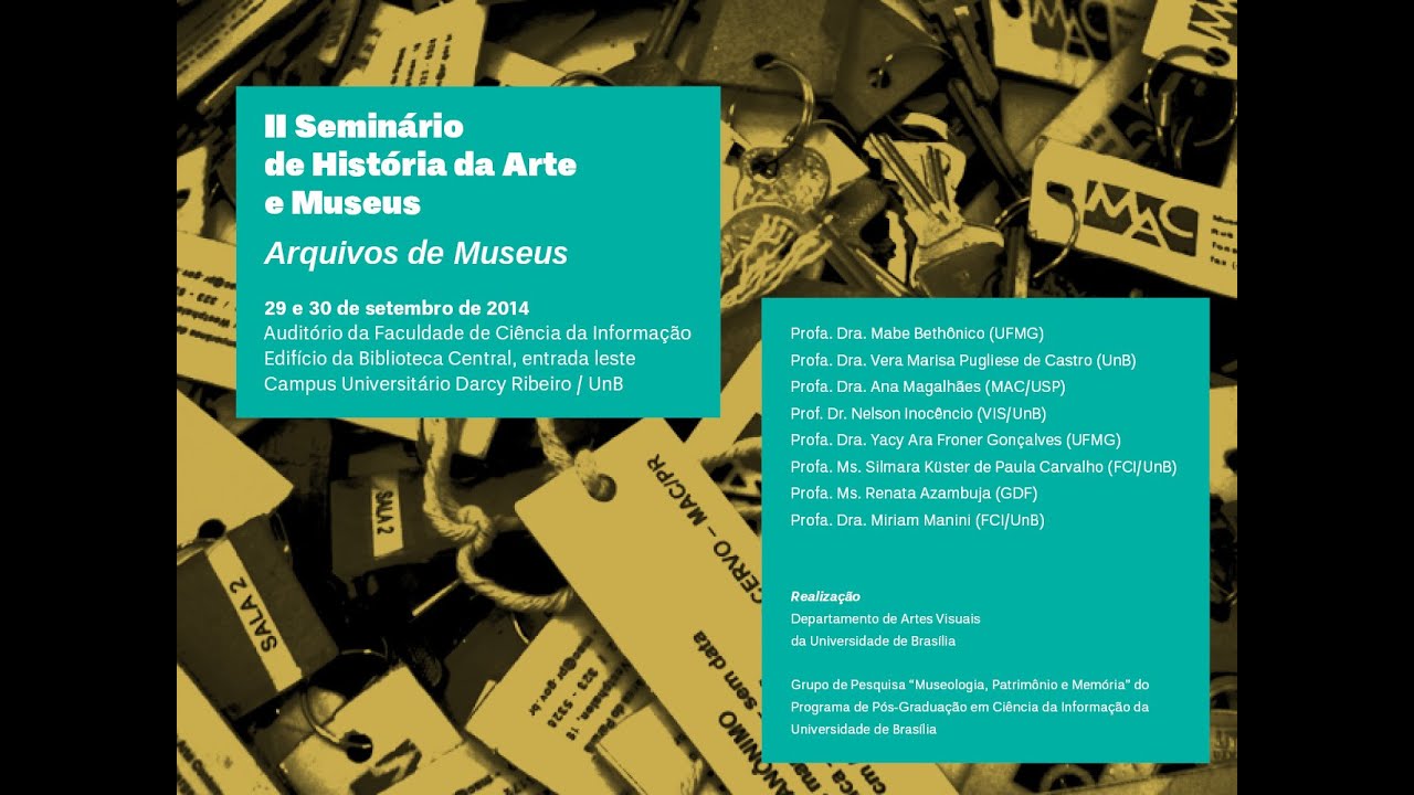 II Seminário de História da Arte e Museus - Dia 30/09/2014